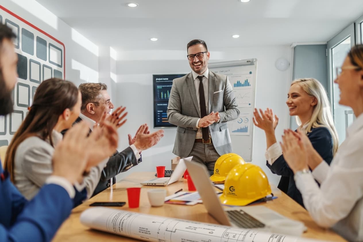 Accompagnement HSE en entreprise — équipe en contexte industriel