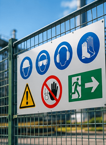 Dispositifs de protection collective et signalisation de sécurité