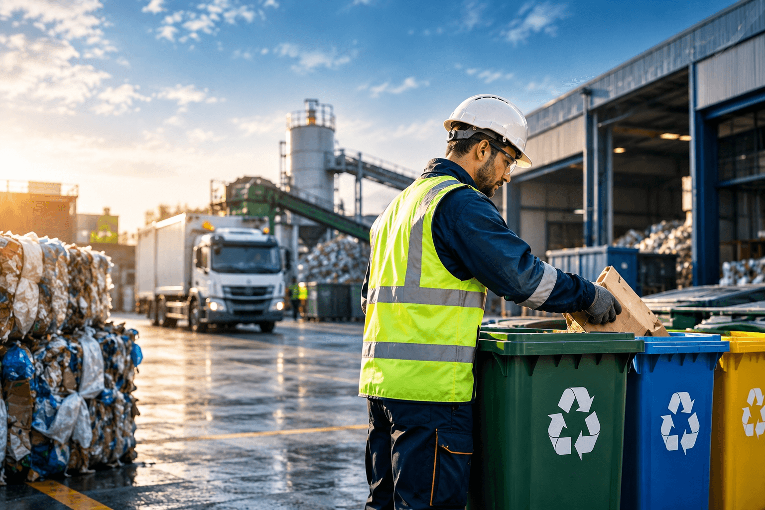 Collecte et tri des déchets professionnels